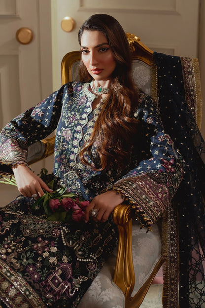 Baroque Chantelle Embroidered Formal Chiffon'25 - CH13-07 - TC-1289