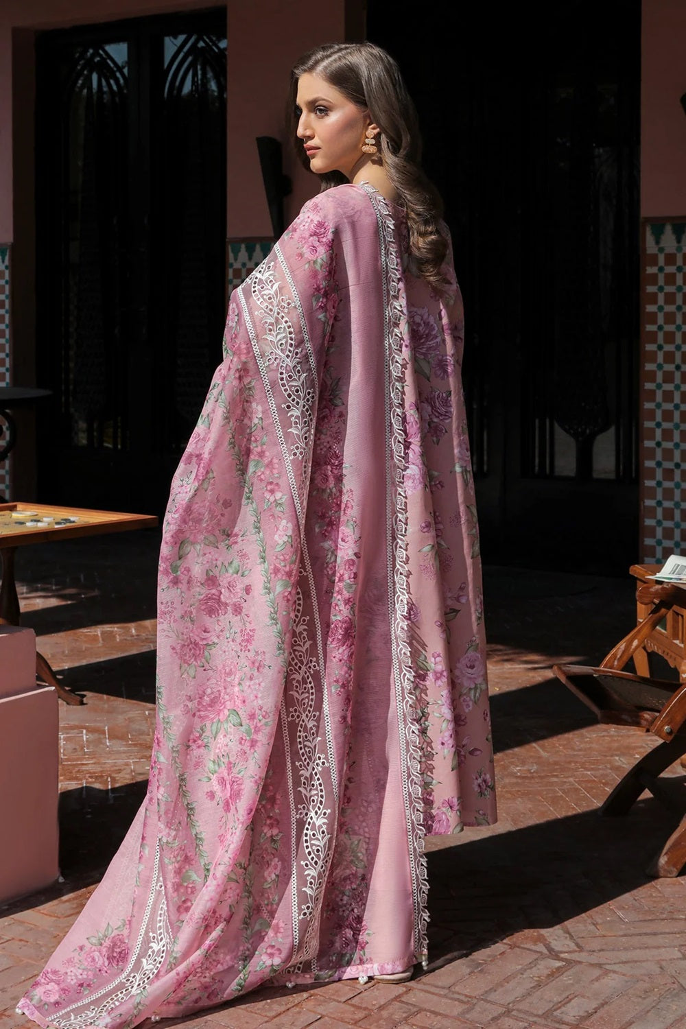 BAROQUE EMBROIDERED LAWN UF-315 - TC-696