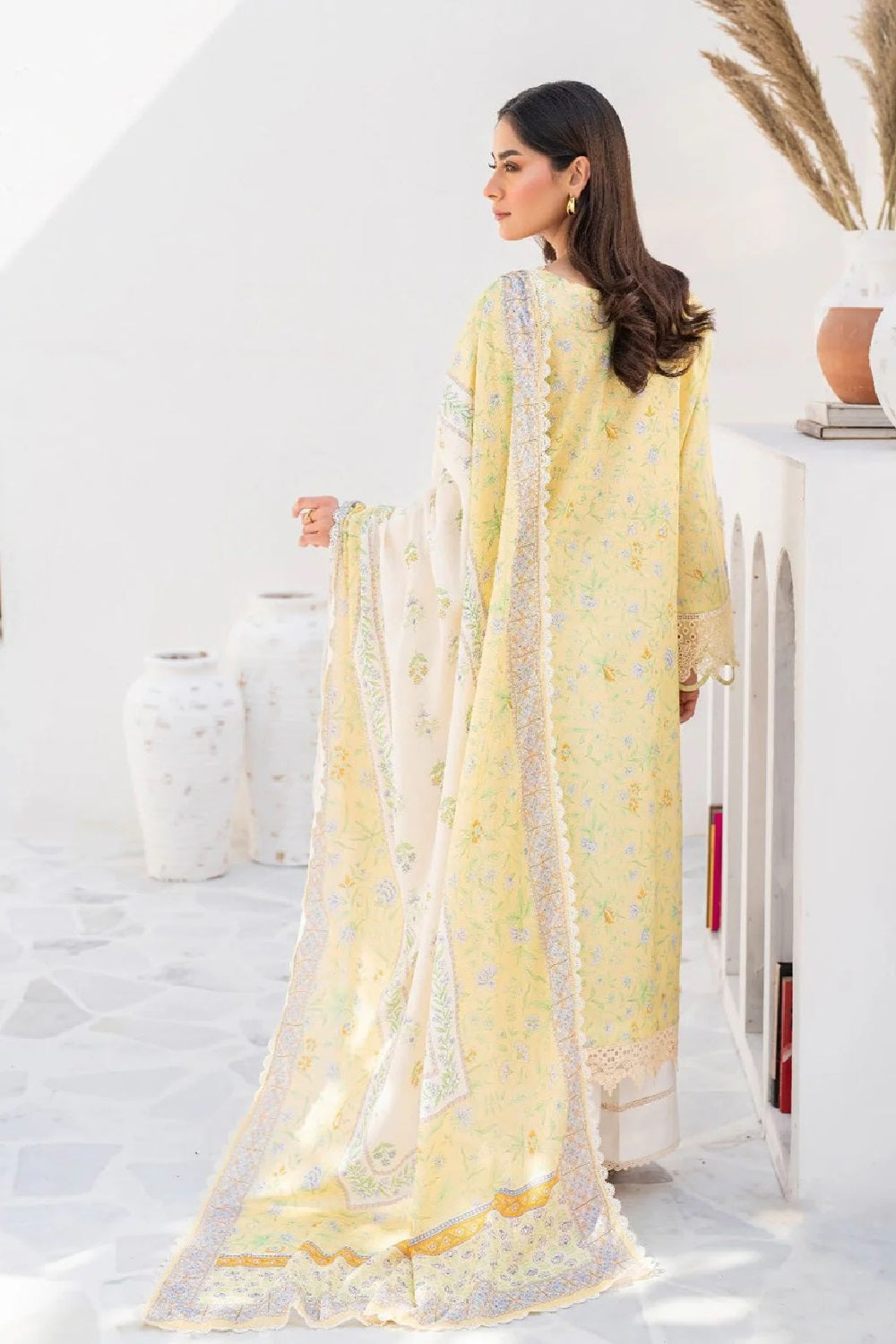 BAROQUE EMBROIDERED LAWN D-581 BEGONIA - TC-1159
