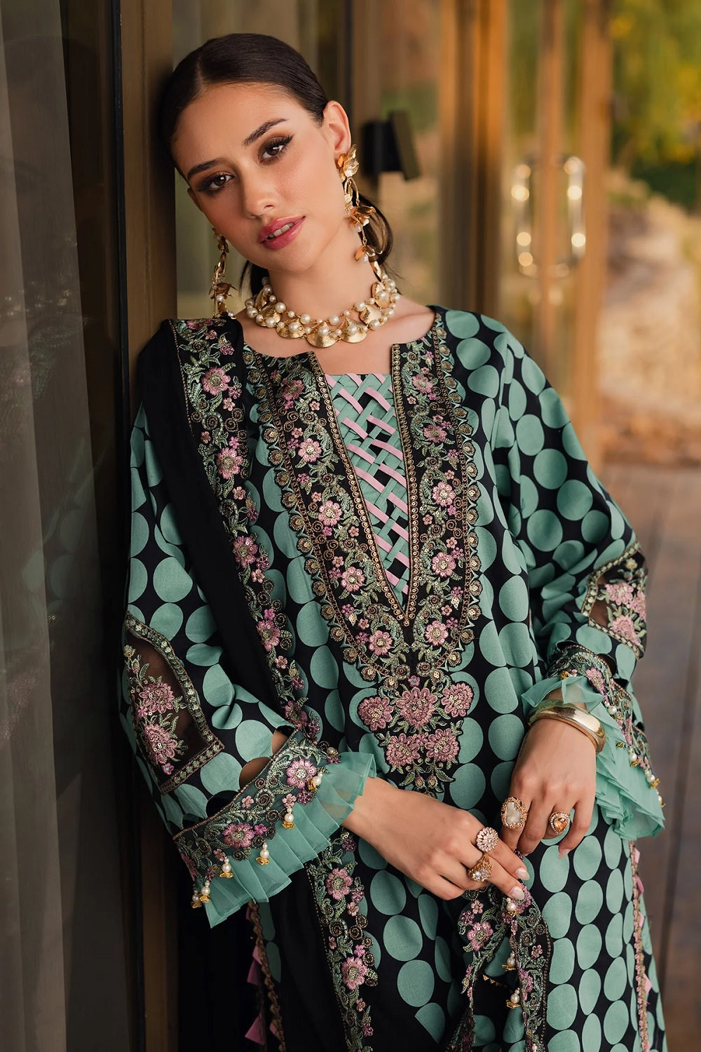 Charizma Qara Festive Edit Lawn VOL 1 CQ5-04 - TC-1518