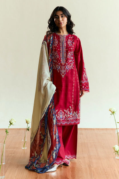 Coco by Zara Shahjahan Festive Lawn'25 Alba-D8 - TC-1326