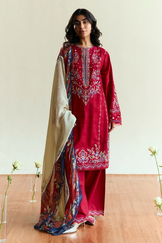 Coco by Zara Shahjahan Festive Lawn'25 Alba-D8 - TC-1326