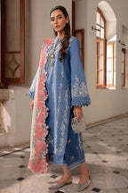 Crimson - Modern Memsaab Luxury Embroidered Lawn - CWTR24-D4 - TC-1656