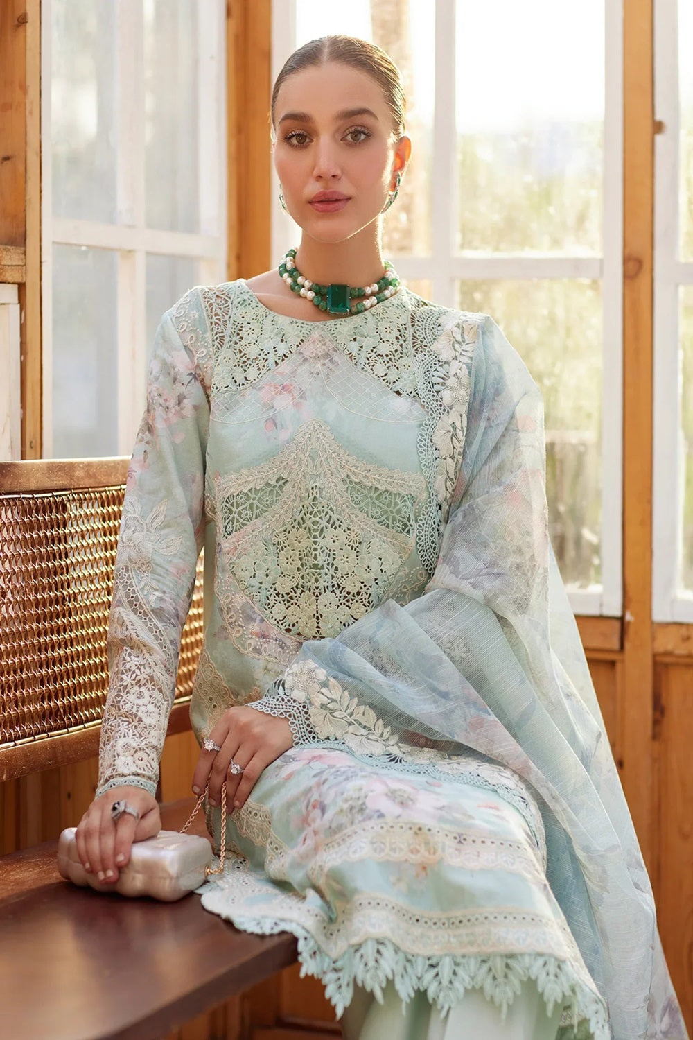 Crimson Dream Embroidered Lawn Edition'25 - TC-1236