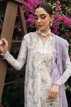 Crimson Luxury Lawn Edit'26 LAVENDER FALL - D5B - TC-1604