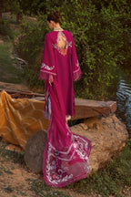 Crimson MIRROR GARDEN - D3A Luxury Embroidered Lawn Edit'26 - TC-1627