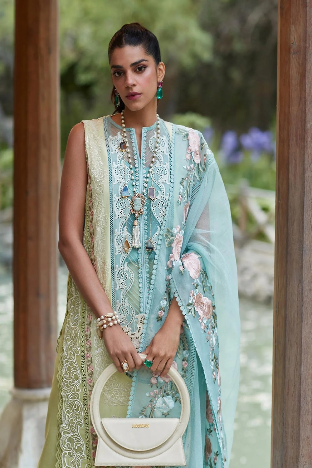 Crimson X Saira Shakira Luxury Lawn 2024 - Mountain Love - D6 A - TC-612
