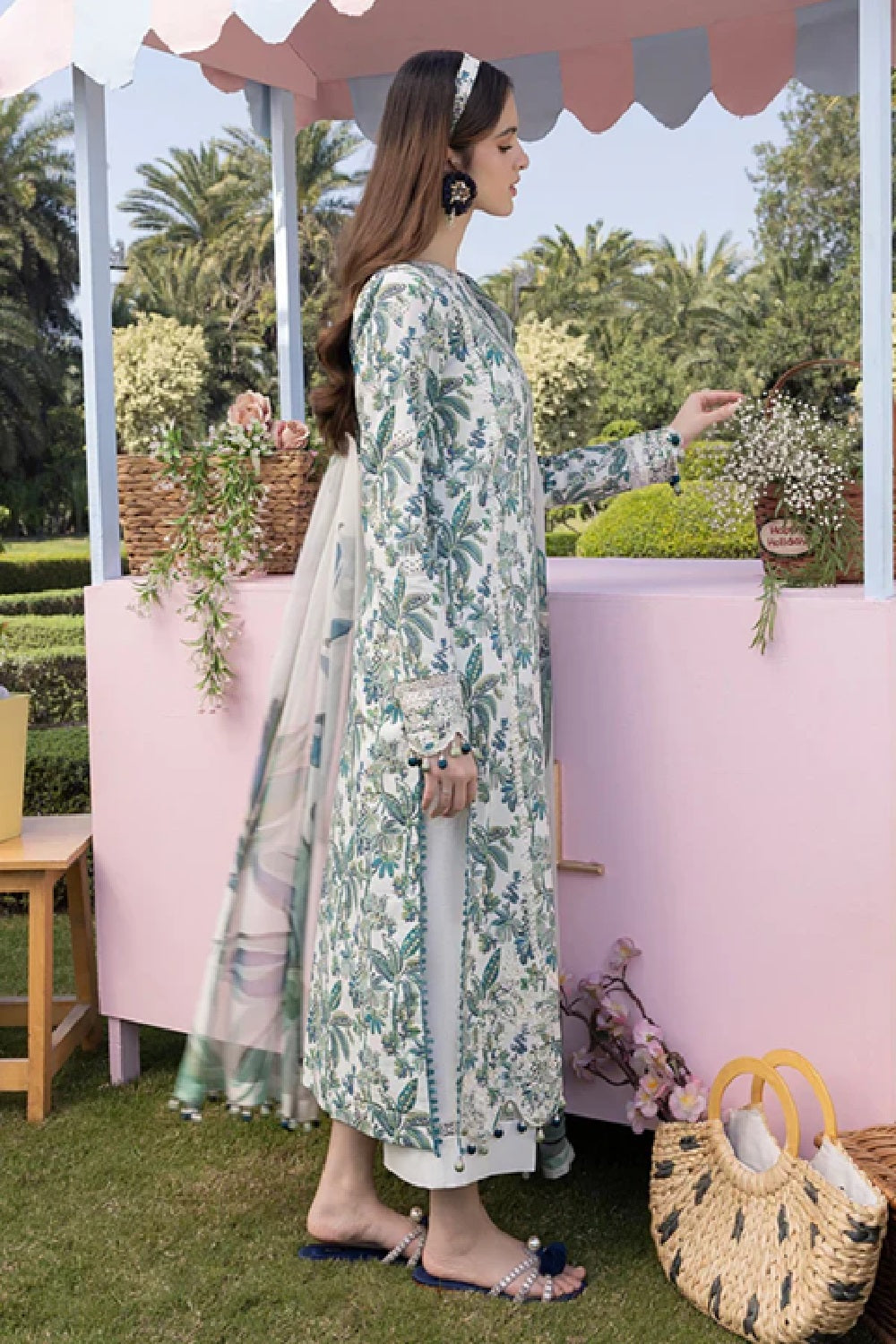 Crimson Breeze Embroidered Lawn Eid Festive'26 - TC-1574