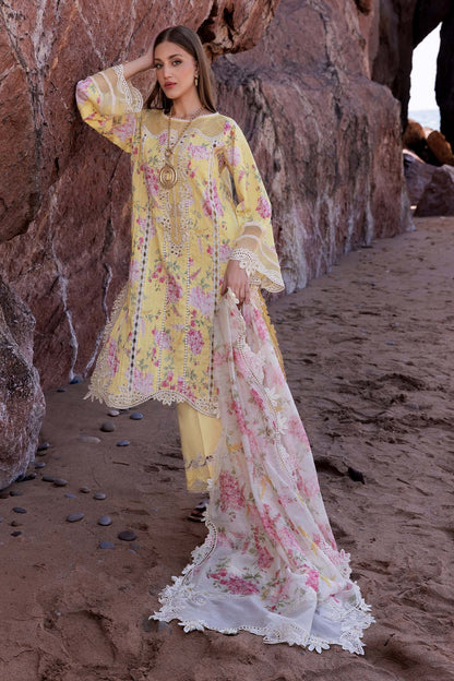 FLOW BY CRIMSON Chikankari Lawn'25 Who'S That Girl - D3 A - TC-1294