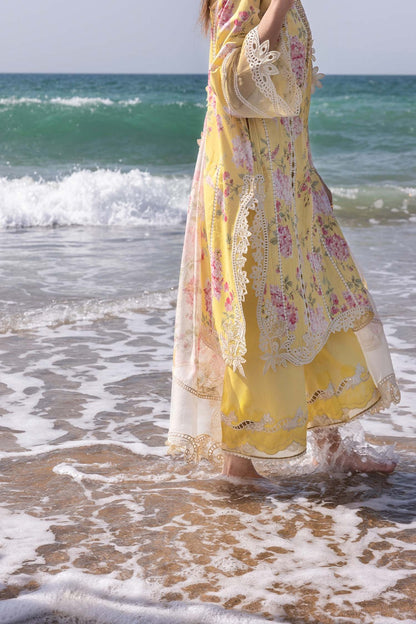FLOW BY CRIMSON Chikankari Lawn'25 Who'S That Girl - D3 A - TC-1294