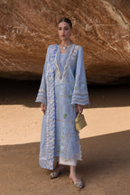 FLOW BY CRIMSON Chikankari Lawn'25 A Girl In The Garden - D7 B - TC-1348