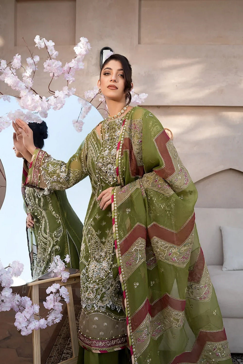 Elaf - Celebrations - Luxury Formal Handwork Collection - EFH-08 PARWAANA - TC-1383