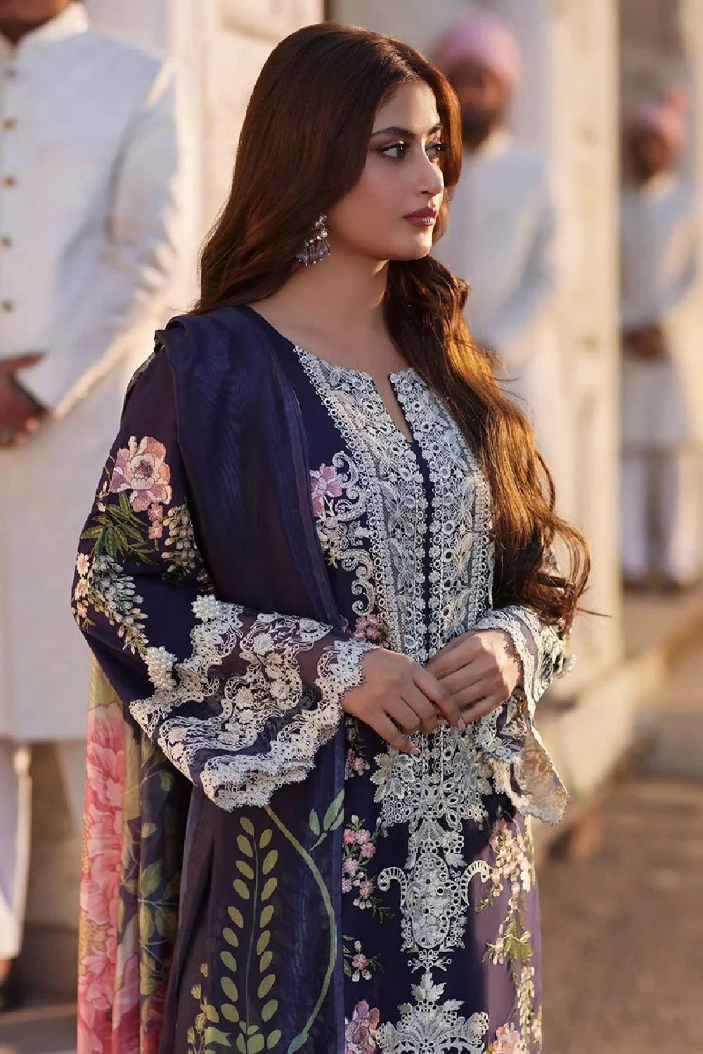 Elaf Premium - Luxury Lawn Edition' 25 - ELE-12B YAZMIN - TC-1207