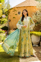 Elaf Premium Printed Embroidered Lawn'25 ELK-07A Allure - TC-1276