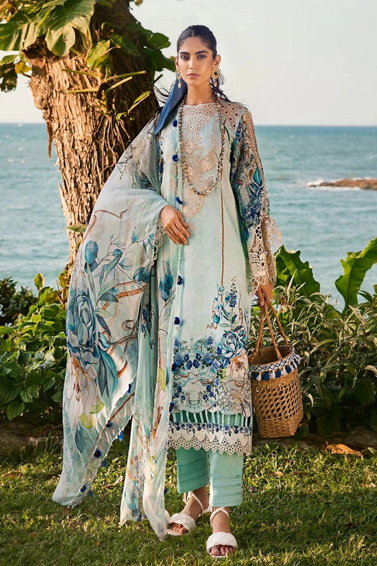 ELAF SIGNATURE 2024 - EMBROIDERED LAWN COLLECTION ESL-07B HEAVEN'S MIST - TC-788