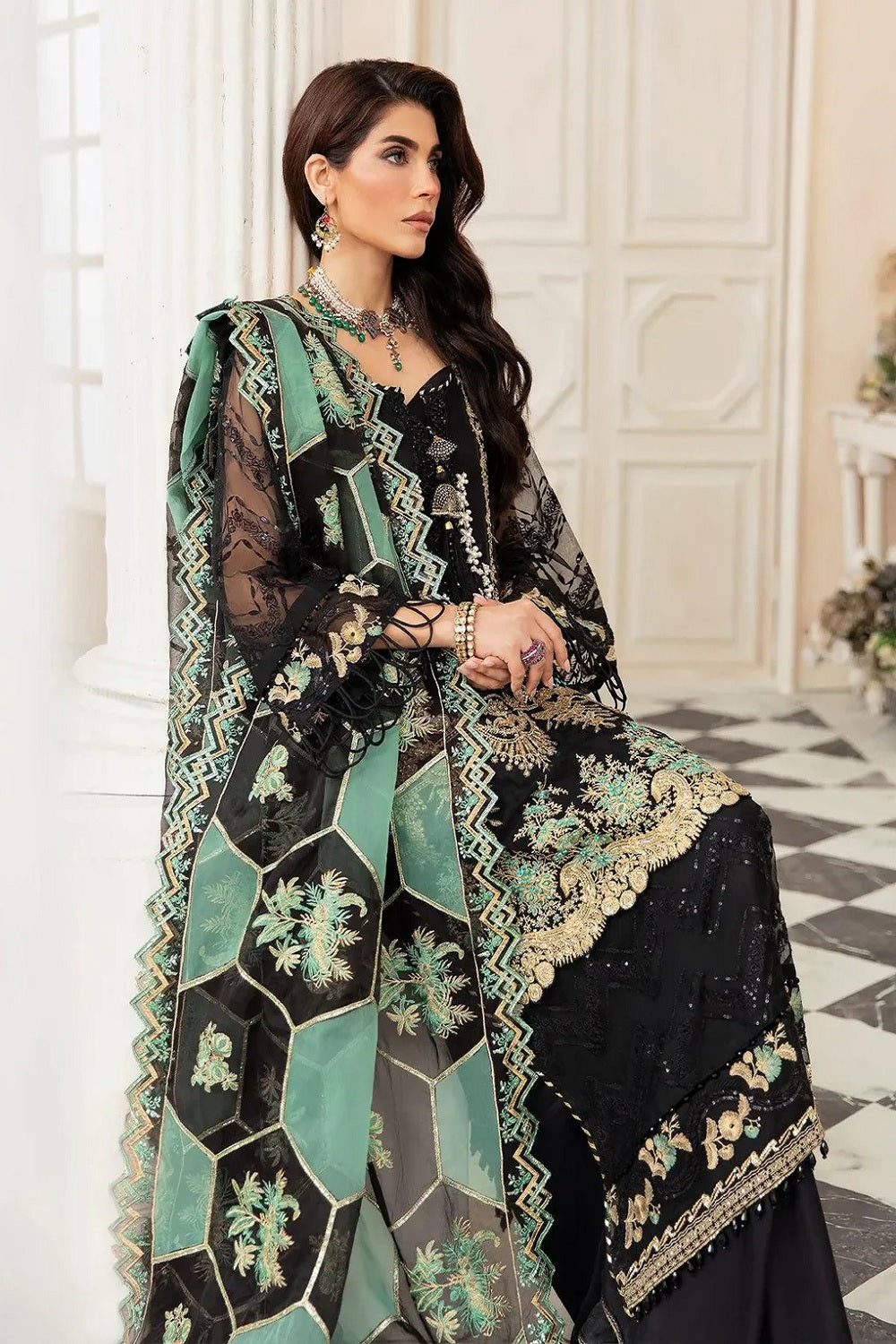 Elaf - Celebrations'24 - Luxury Formal Handwork Collection - ECH-08 ZARTAAJ - TC-973