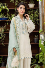 Elaf Premium - E.Craft Embroidered Chikankari Lawn - EEC-1B PEARLISTA - TC-1616