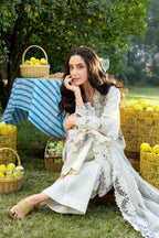 Elaf Premium - Embroidered Chikankari Lawn'26 - ELY-3A PERLE - TC-1629