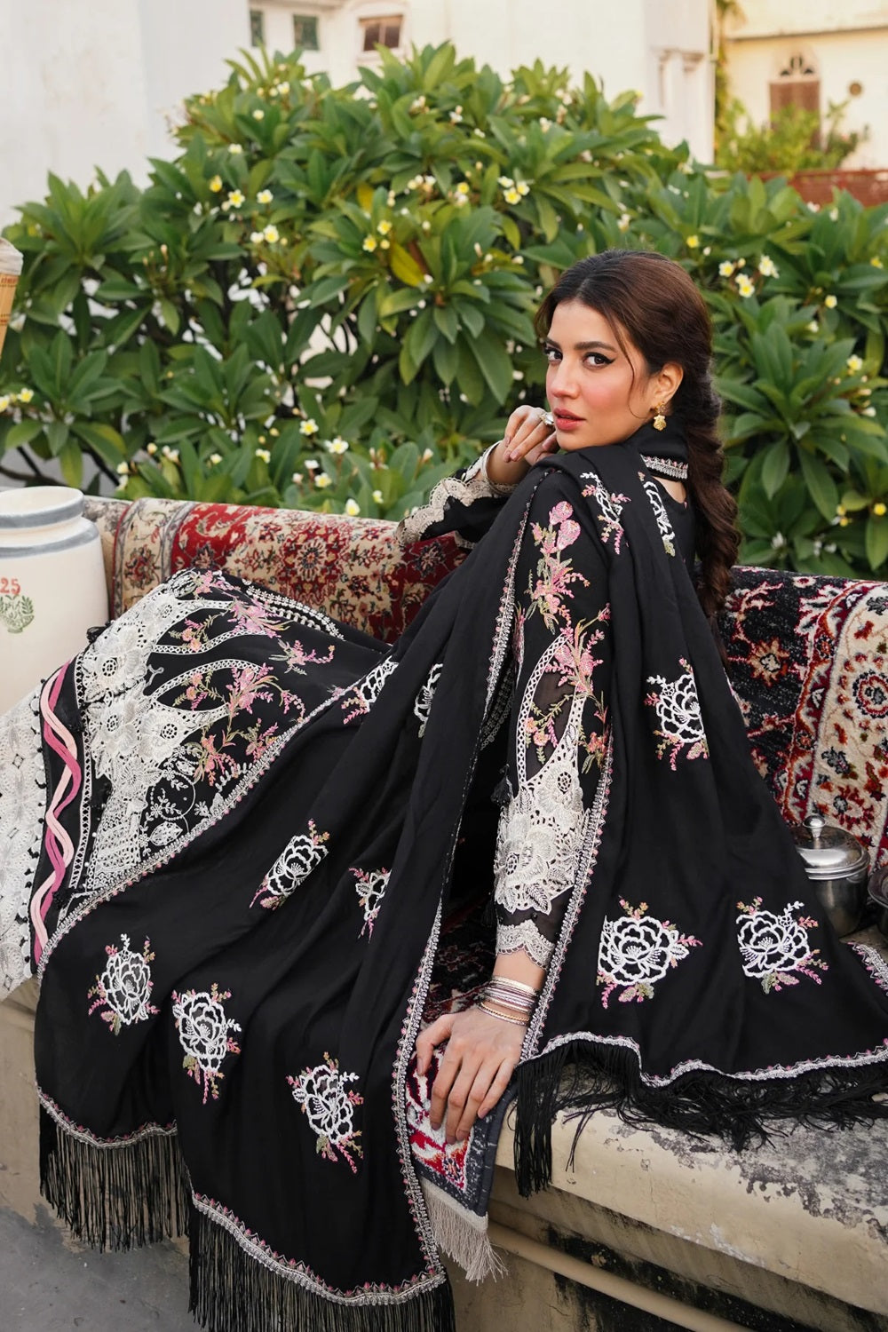 Elaf Luxury Lawn'24 - EKW#2 - BANAFSH (Two Colors) - TC-830