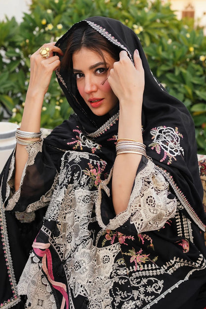 Elaf Luxury Lawn'24 - EKW#2 - BANAFSH (Two Colors) - TC-830