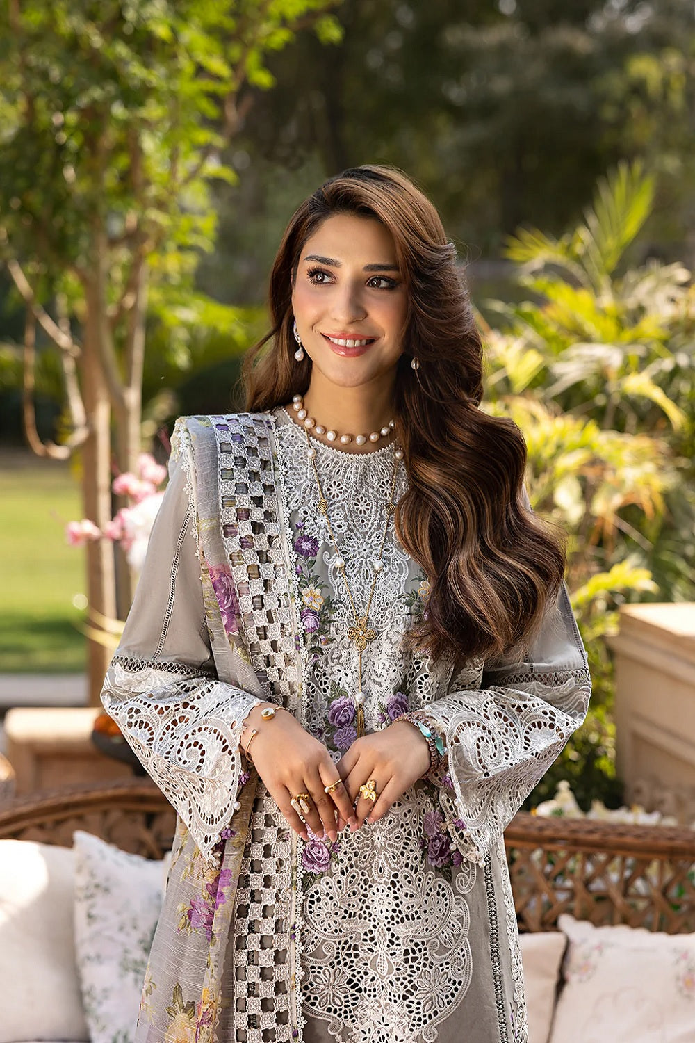 Elaf Premium - Luxury Lawn Edition' 25 - ELM-05 RAMSHA - TC-1349