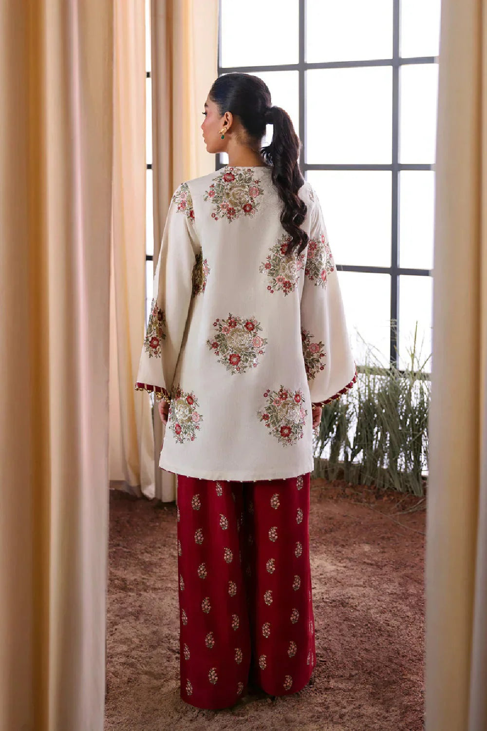 Ethnc Luxury Raw Silk Formal Collection | Elegant Designer Formal Wear 2025 - TC-1384