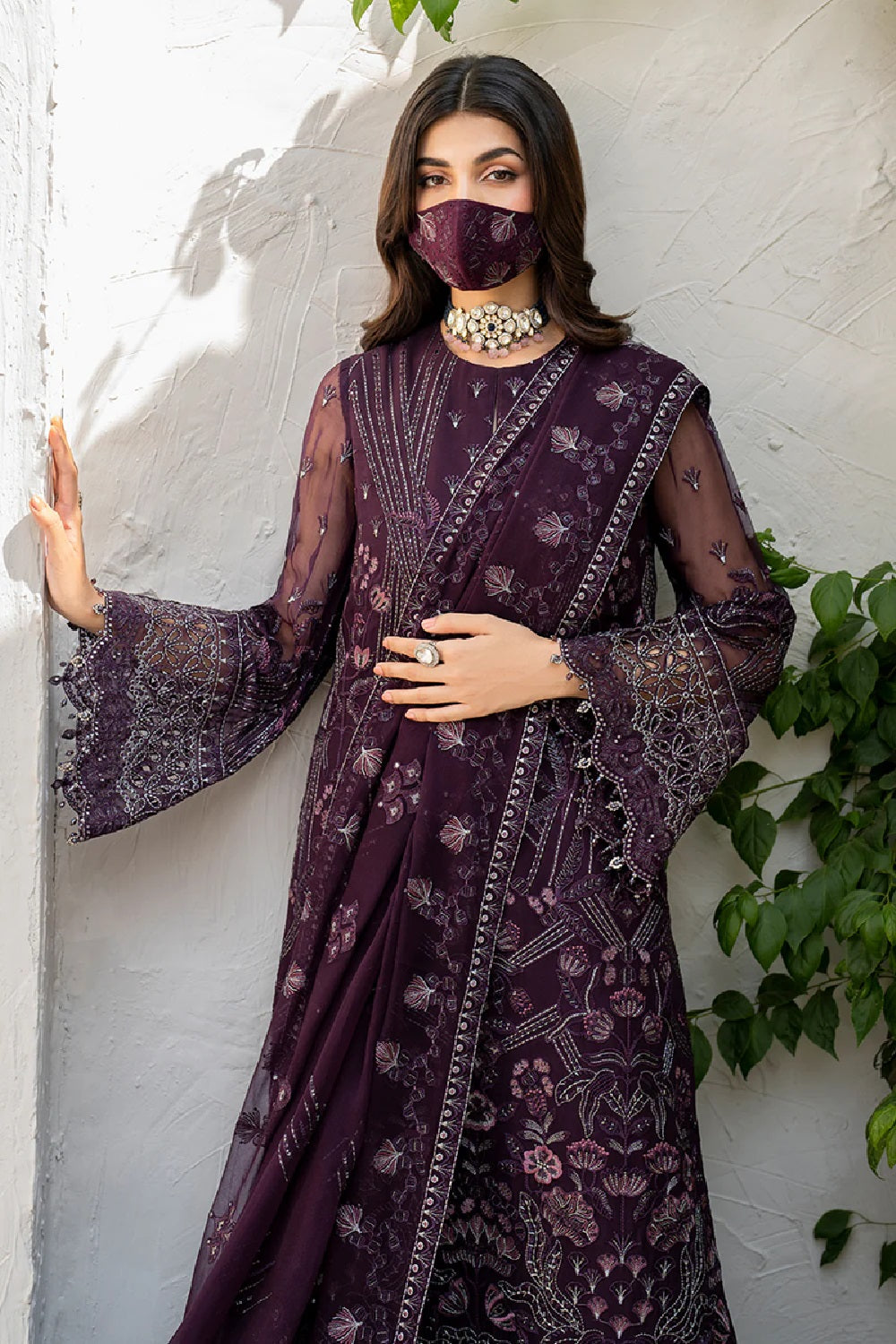Flossie Naqsh By Safeera Vol-14 Luxury Wedding Chiffon - S-1409 - TC-1584