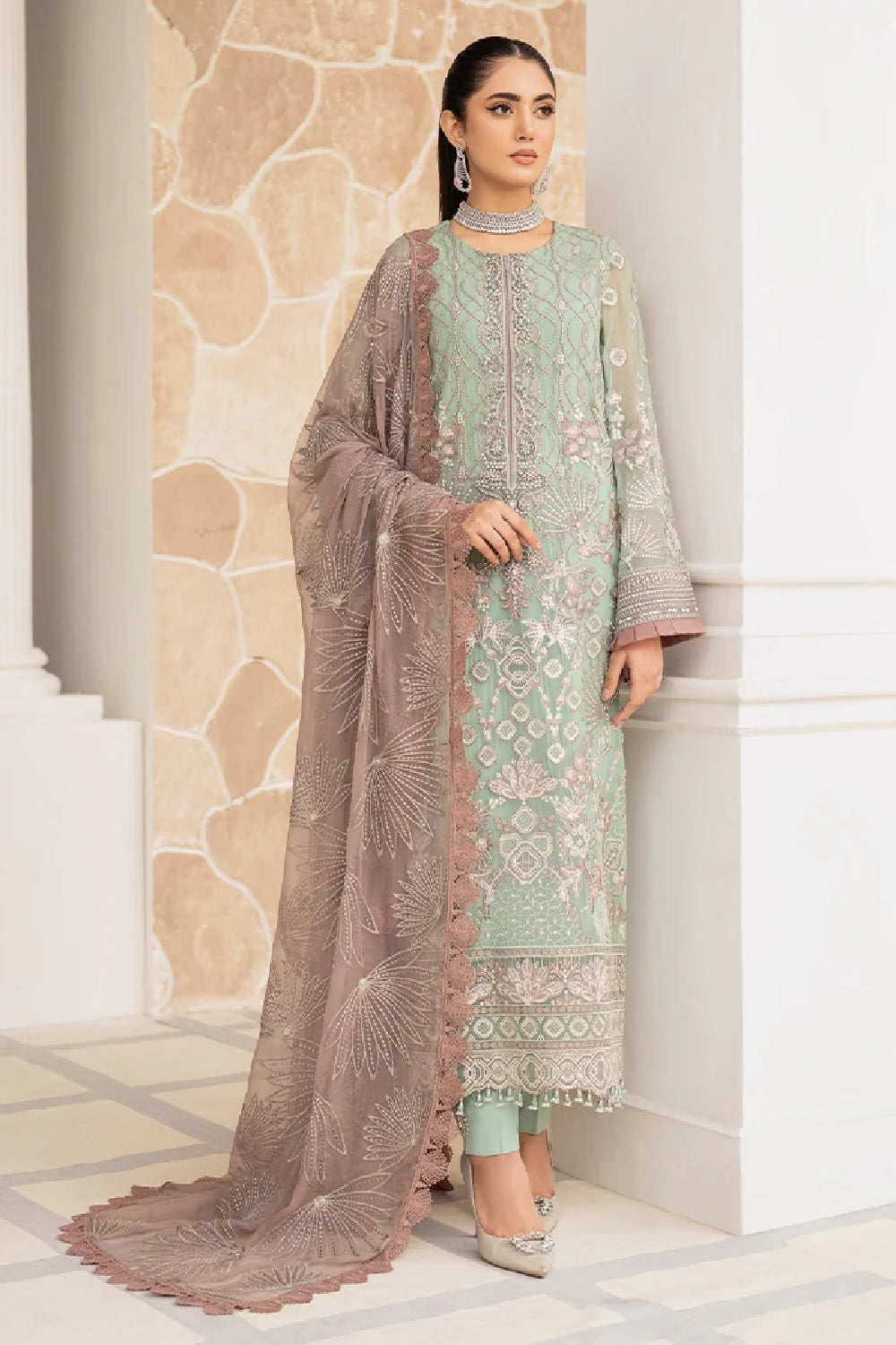 Flossie - Executive Vol 6 Luxury Chiffon Collection'23 - LUSTRE BERYL (A) - TC-617