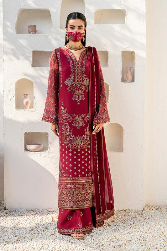 Flossie Naqsh By Safeera Vol-14 Luxury Wedding Chiffon - S-1402-A - TC-1372