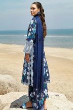 Farasha Aurea Eid Summer Lawn'25 D-13 Floral Blush - TC-1419