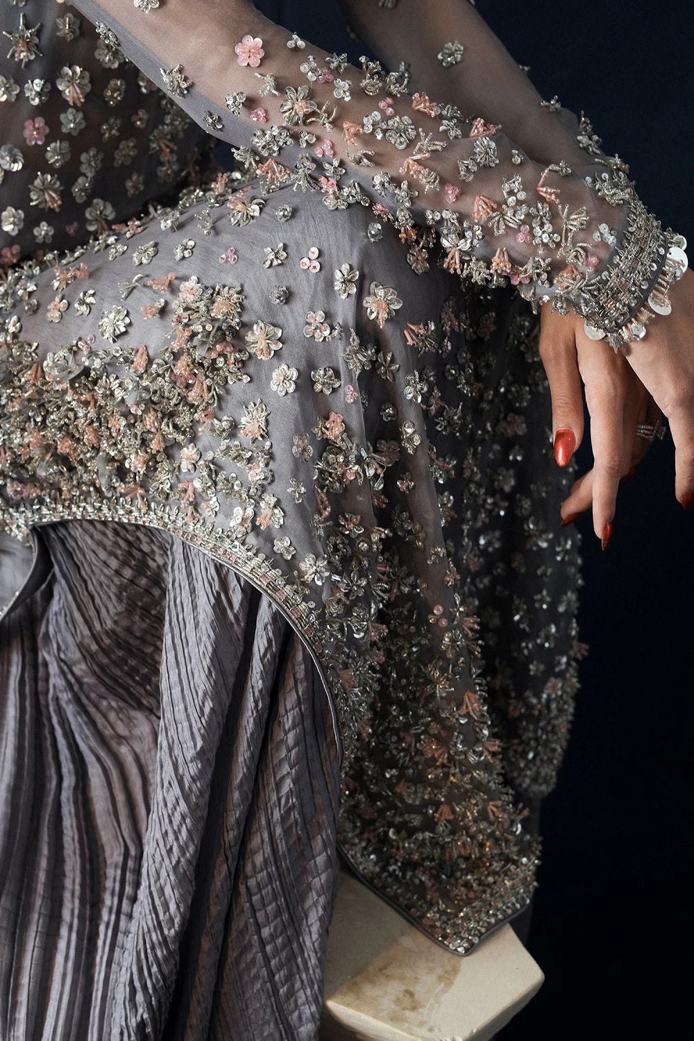 Hussain Rehar Festive Collection'24  SURMAI - TC-1013