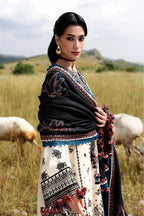 Hussain Rehar DHANAK Luxury Embroidered Lawn'26 - TC-1601