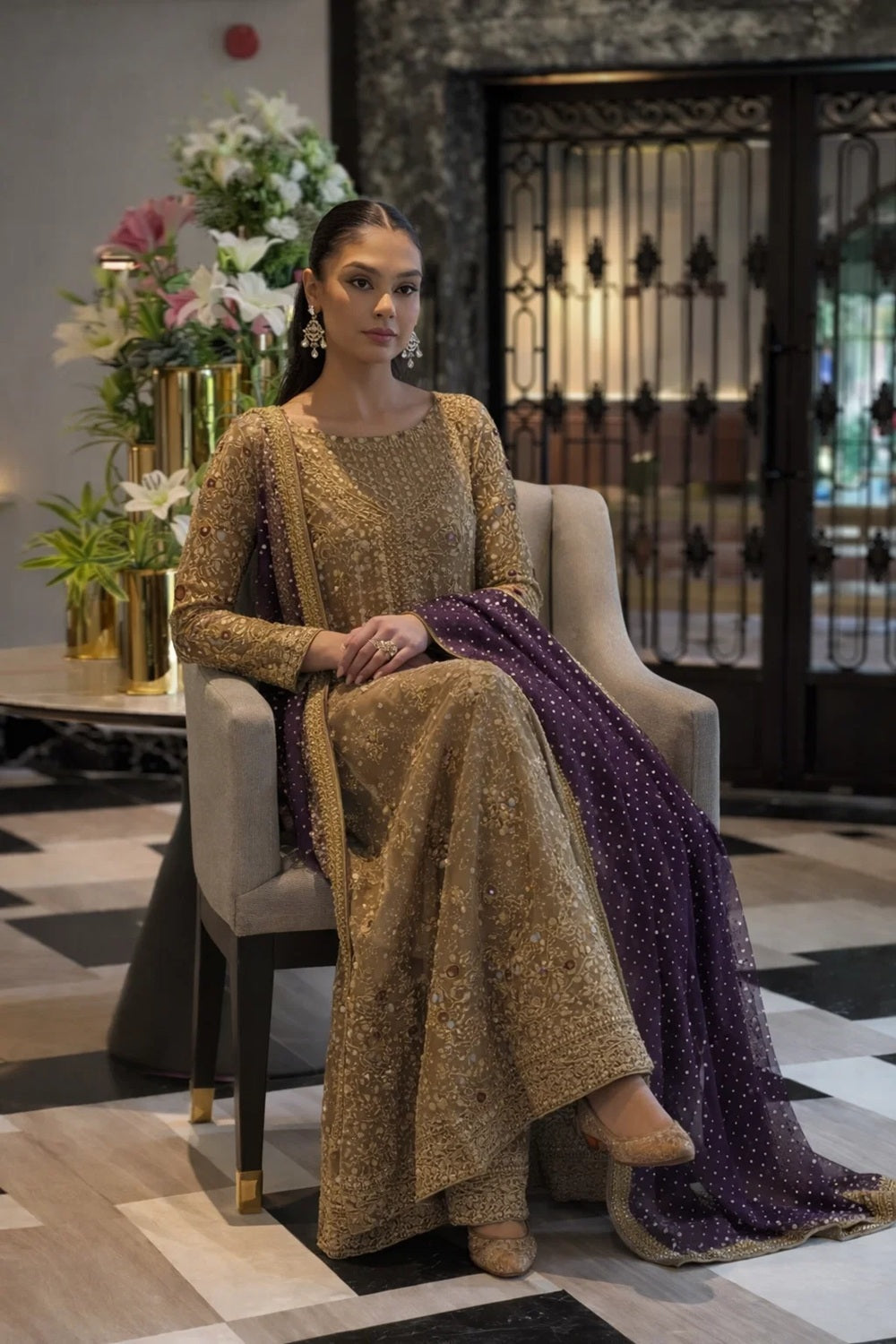 Haris Shakeel Luxury Formals Hand Embellished Wedding Edition - TC-1804