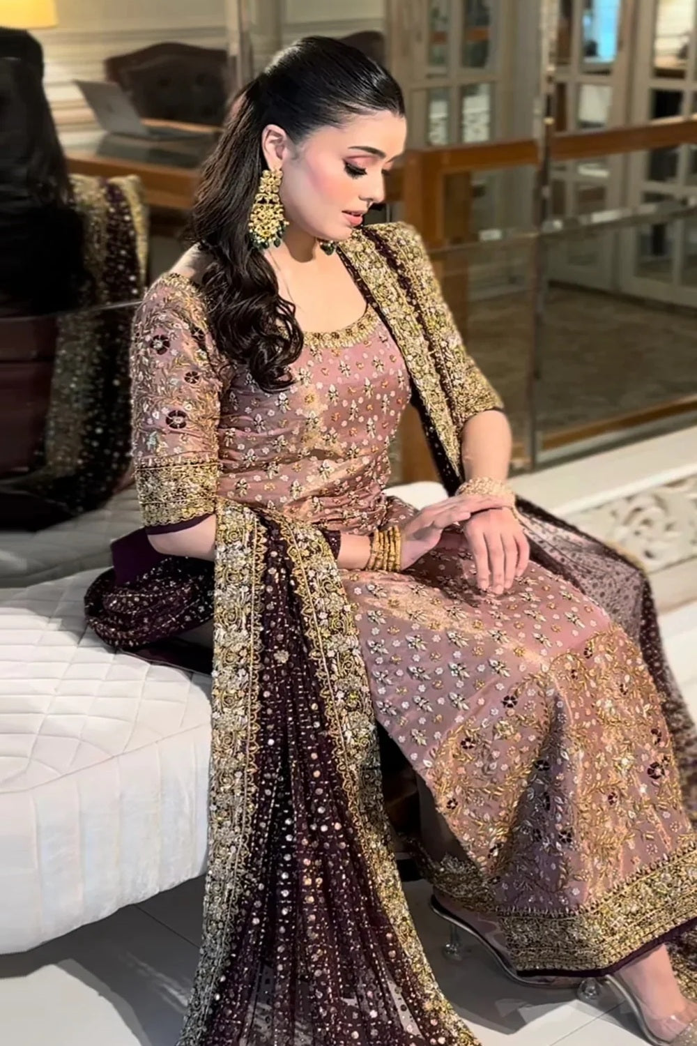 Haris Shakeel Luxury Formals Hand Embellished Wedding Edition - TC-1806