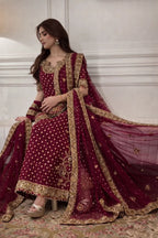 Haris Shakeel Luxury Chiffon Embroidered Edit - HR 69 Aisha Afridi - TC-1540