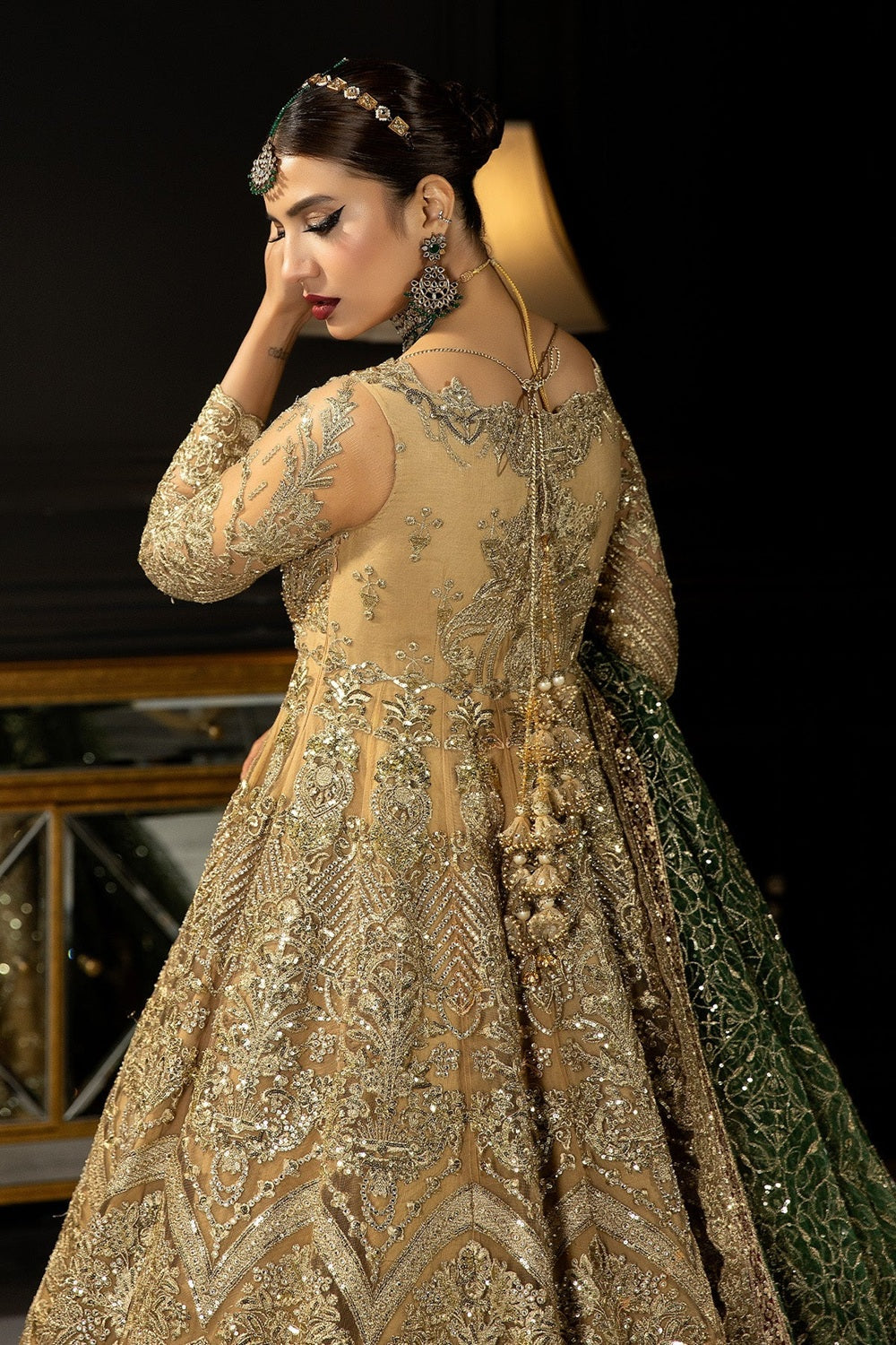 Andaaz-e-Khaas by Imrozia Premium Embroidered Net Maxi | IB-43 Diya - TC-1815