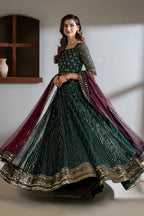 Iznik Meraki Luxury Embroidered Wedding Net Maxi CC-65 - TC-1706