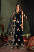 Iznik Luxury Embroidered Velvet Formal IV-51 - TC-1367