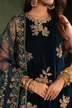 Iznik Luxury Embroidered Velvet Formal IV-51 - TC-1367