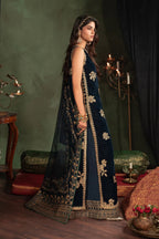 Iznik Luxury Embroidered Velvet Formal IV-51 - TC-1367