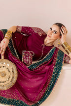 Jazmin Embroidered Velvet Formal CVF D-02 - TC-1411