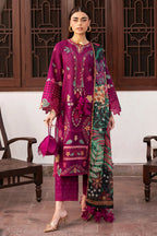 Jazmin Shahkaar Luxury Embroidered Lawn Dress'26 - SL26-D01 - TC-1785