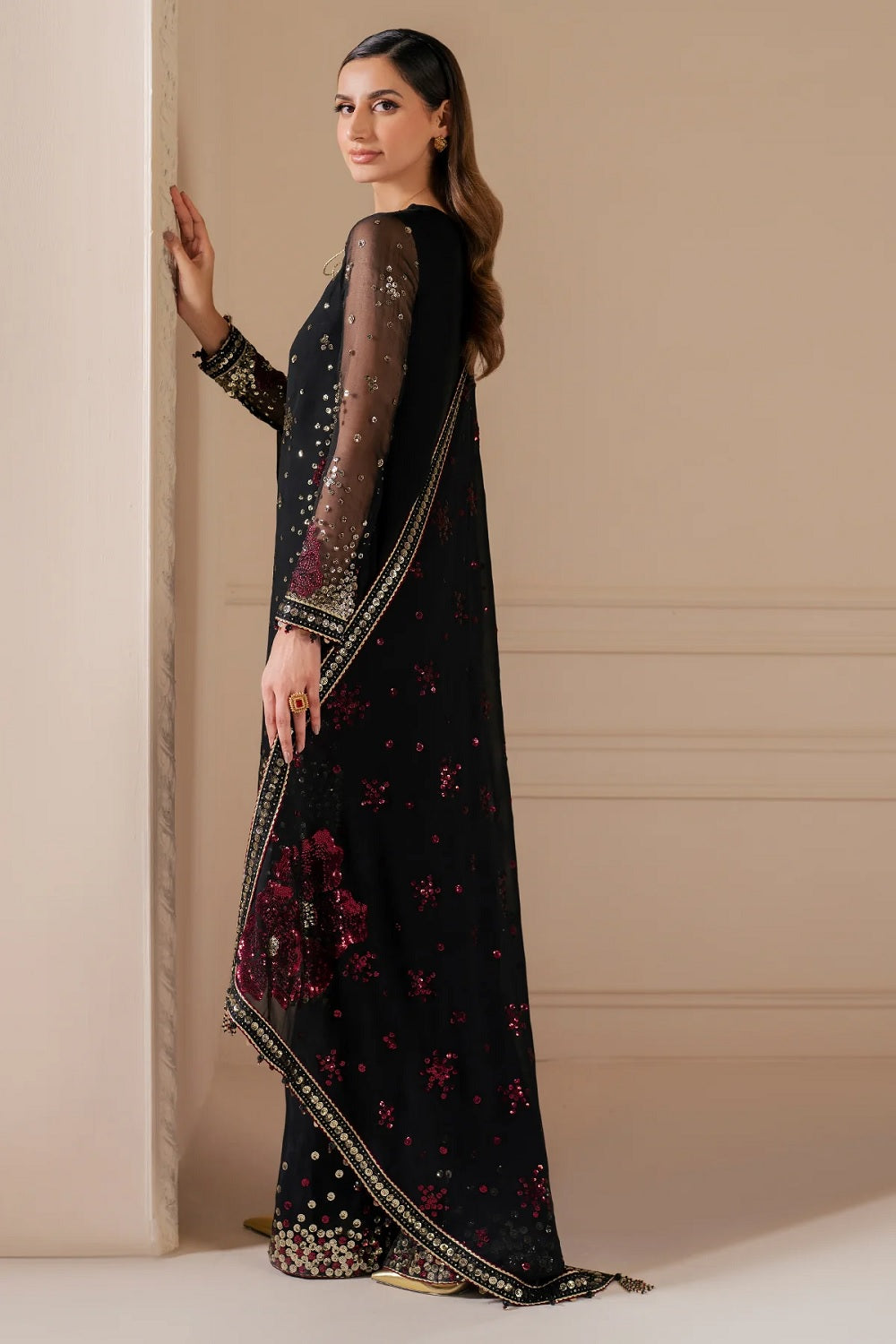 Jazmin Luxury Embroidered Chiffon Edition'25 - UC-3070 - TC-1328