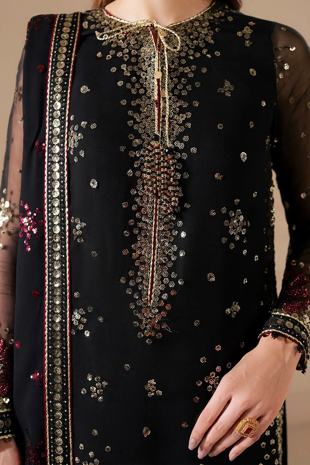 Jazmin Luxury Embroidered Chiffon Edition'25 - UC-3070 - TC-1328