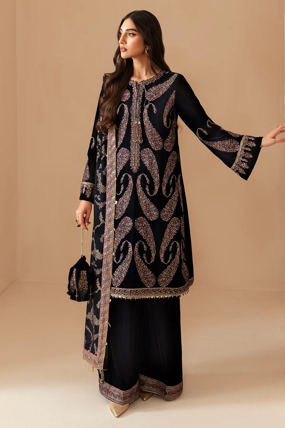 Jazmine Embroidered Velvet Formal VF-2024 - TC-994