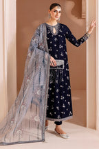 Jazmin Embroidered Velvet Formal CVF D-03 - TC-1466