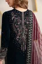 Jazmin VF-2008 Winter LUXE Luxury Embroidered Velvet Suit - TC-1810