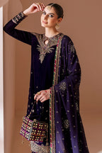 Jazmin Embroidered Velvet Formal CVF D-08 - TC-1403