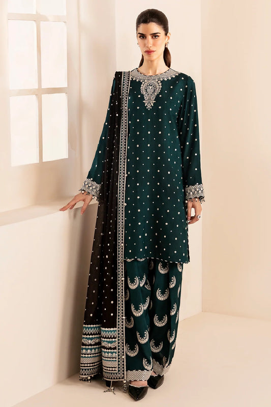 Jazmin Premium Embroidered Raw Silk UR-7035 - TC-1316