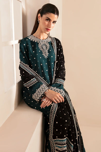 Jazmin Premium Embroidered Raw Silk UR-7035 - TC-1316